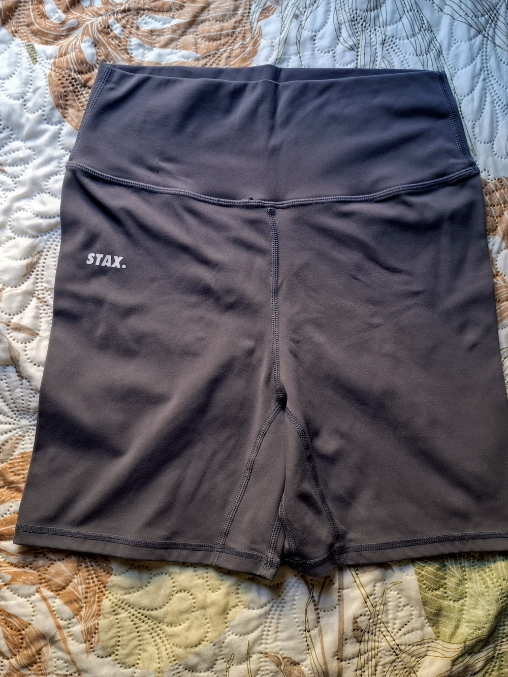 High-Waist Darkest Grey Women’s Bike Shorts